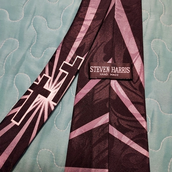 Two Ties mens Steven harris ,praying hand tie tac - Picture 9 of 12